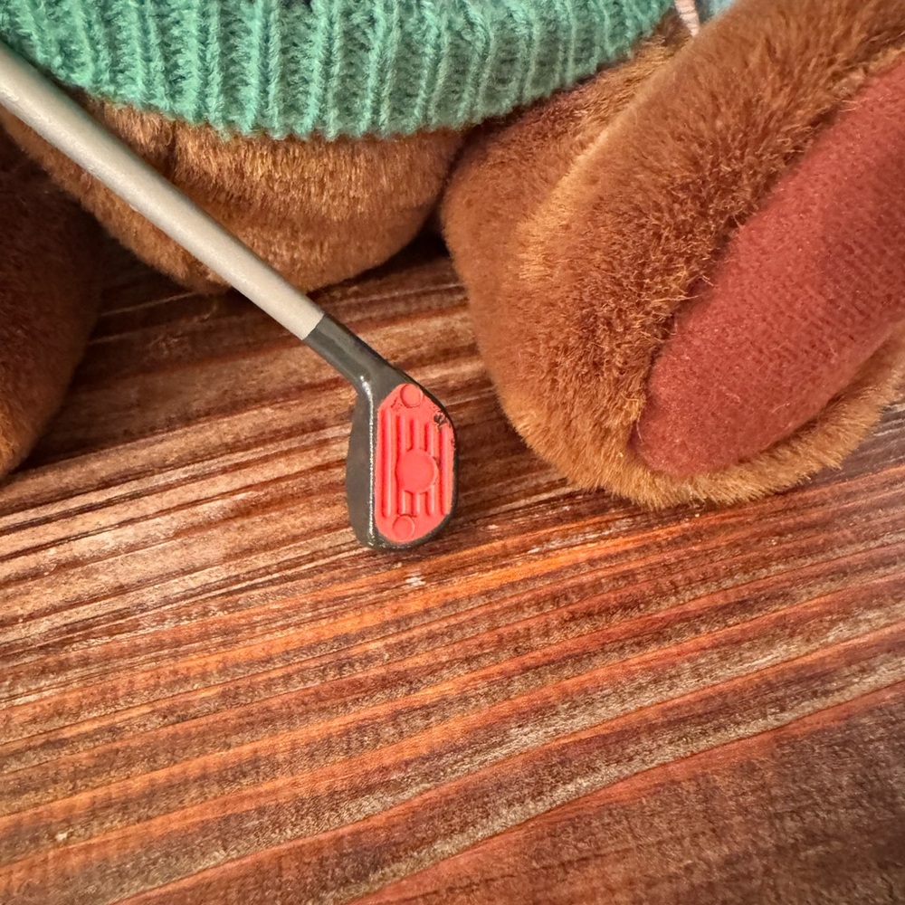 GUND plush Teddy Bear Golfer NWT new complete golf club golfing teddy - Picture 12 of 14